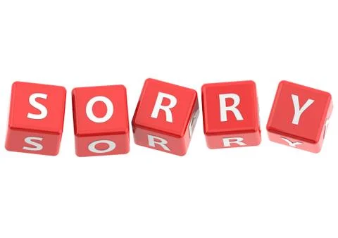 Buzzwords sorry 스톡 사진