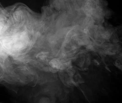 B&amp;w abstract smoke Stock Photos