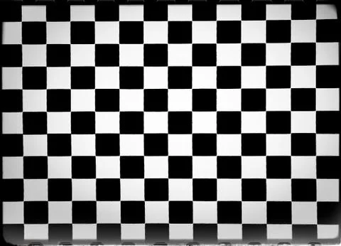 Bw checkered frame Stock Illustration