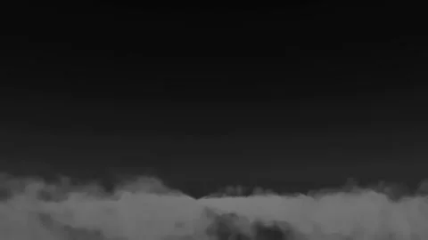 Bw clouds final Video stock 145762283