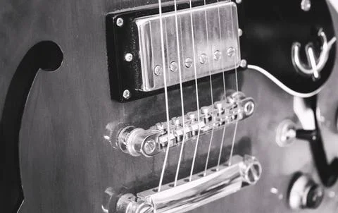 BW Guitar Foto stock