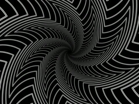 BW Hypno Simple Spin 1 Stock Footage 289186