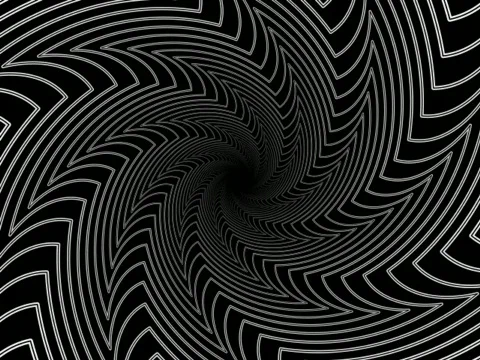 BW Hypno Simple Spin 2 Stock Footage 289188