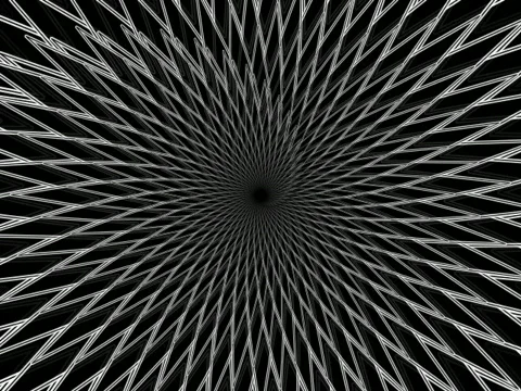 BW Hypno Spiral 1 Stock Footage 289191