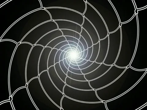 BW Hypno Web Twist 1 Stock Footage 289178