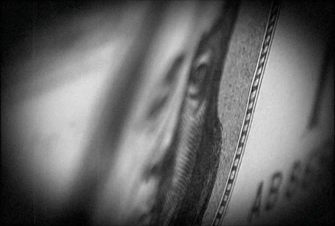 B&amp;W Money Montage Loop Stock Footage 507796