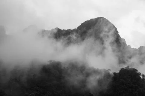 B&amp;W mountain Stock Photos