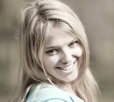 Bw portrait Stock Photos