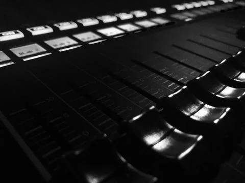 B&amp;W Sound Console Stock Photos