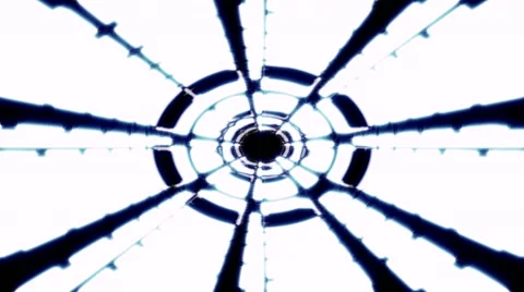 BWB Tunnel Video stock 44782679