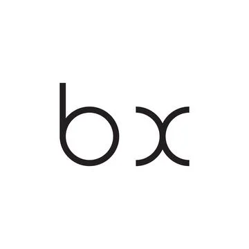 Bx initial letter vector logo icon Stock Illustration