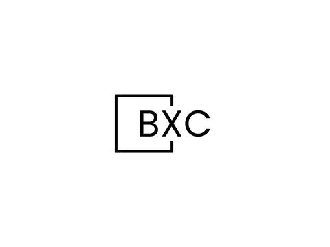 BXC letter initial logo design vector illustration Stock Illustration