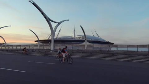 Bycicle fest stadium Video stock 91921239
