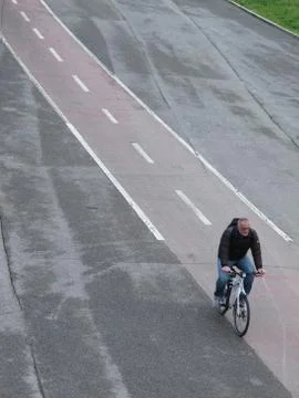 Bycicle path Stock Photos