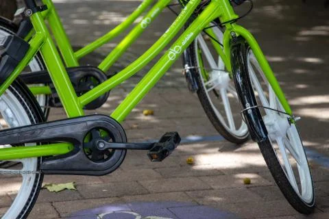 Bycicles in Canberra Foto stock