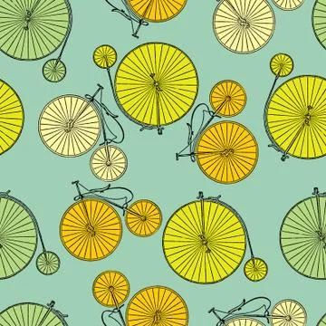 Bycucle seamless Stock Illustration