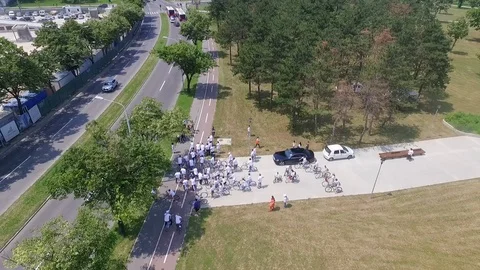 Bycycle race strts 動画素材 114769726