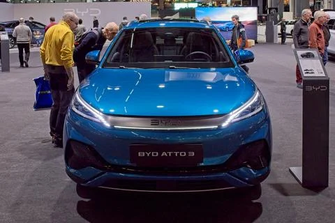 Byd Atto 3 (2025). Stock Photos