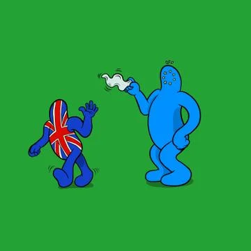 Bye, bye UK Ilustración de archivo