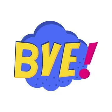 Bye Icon Image. Stock Illustration