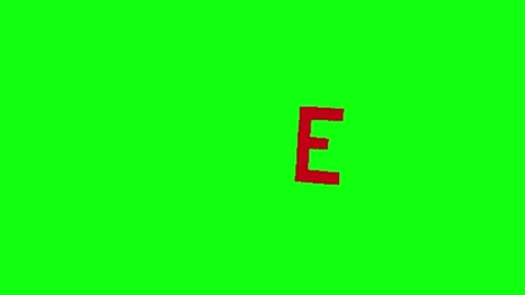 Bye Text Animation Green Screen Vídeos de archivo 336260219