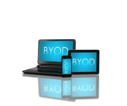BYOD devices Stock Illustration