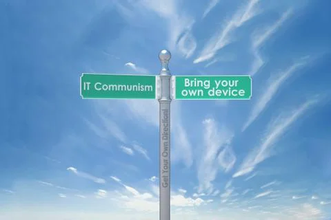 BYOD IT communism Stock Illustration