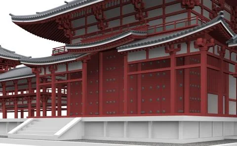 Byodo in 1 Stock Illustration