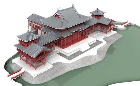 Byodo in 4 Stock Illustration