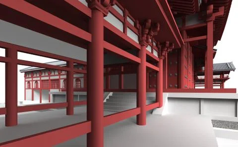 Byodo in 8 Stock Illustration