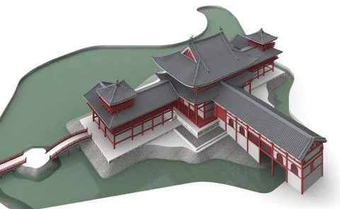 Byodo in 9 Stock Illustration