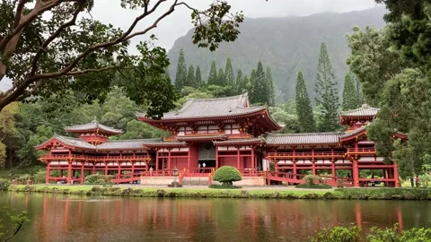 Byodo-In Temple Stock Footage 167245066