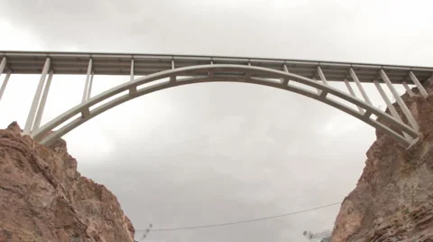 BYPASS BRIDGE HOOVER DAM Stock Footage 5089181