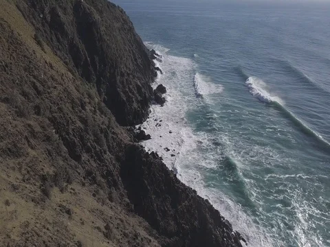 Byron Bay Aerial Waves 動画素材 80974748