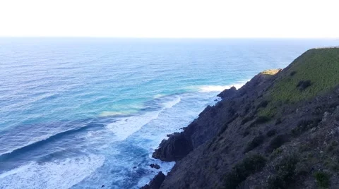 Byron Bay Cliffs 4k Stock Footage 61767897