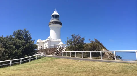 Byron Bay Lighthouse Australia Stock Footage 35871849