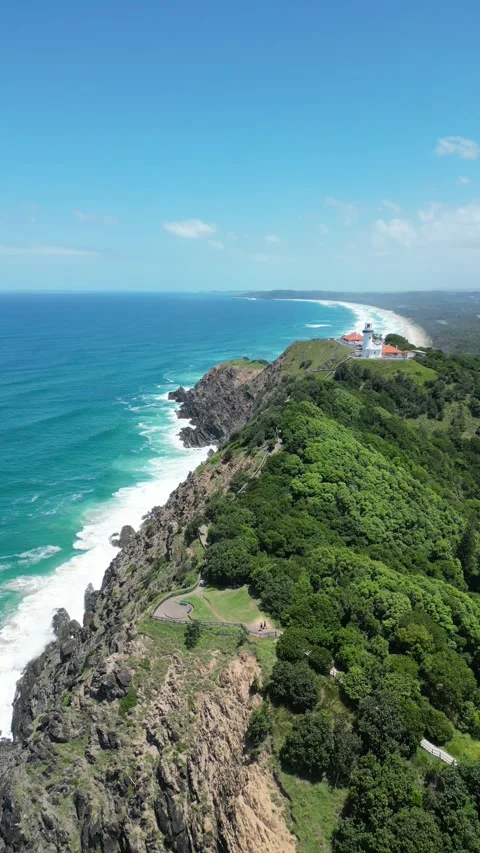 Byron Bay Lighthouse 스톡 동영상 301296208