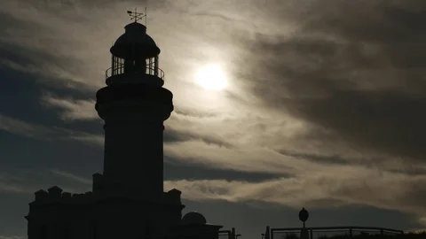 Byron Bay Lighthouse Tower 2 Stock Footage 84457520