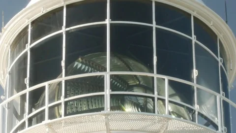 Byron Bay Lighthouse Tower Close up 5 Stock Footage 84458123