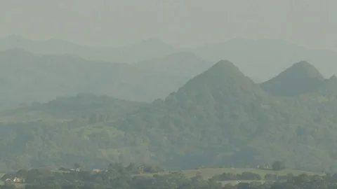 Byron Bay Lighthouse View Hinterland Mt Chincogan Stock Footage 84586295