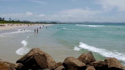 Byron_Bay_beaches Stock Footage 85009946