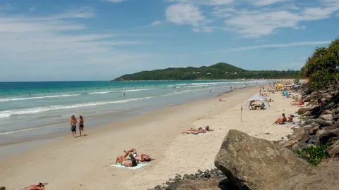 Byron_Bay_beaches Stock Footage 85012552