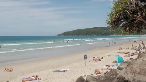 Byron_Bay_beaches Stock Footage 85012765