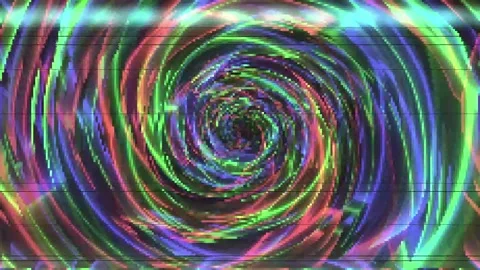 Byte Error Visual Distortion Horizontal Stock Footage 331074610