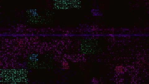 Byte Error Visual Distortion Horizontal Stock Footage 331075048