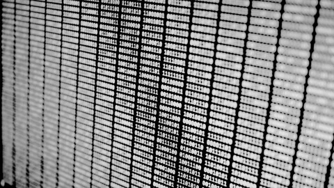 Byte Rows Running on Black Background Stock Footage 167280329