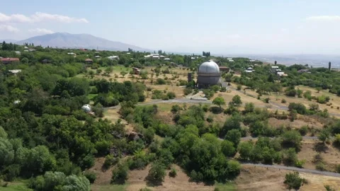 Byurakan Observatory with a spring view 11 Видео 335484236