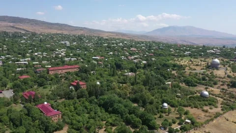 Byurakan Observatory with a spring view 8 Видео 335483441