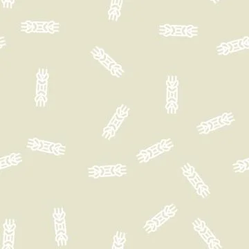 Byzantine chain line vector seamless pattern Illustrazione stock