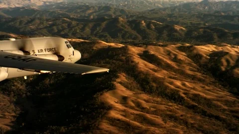 C-130 Hercules Stock Footage 296686785